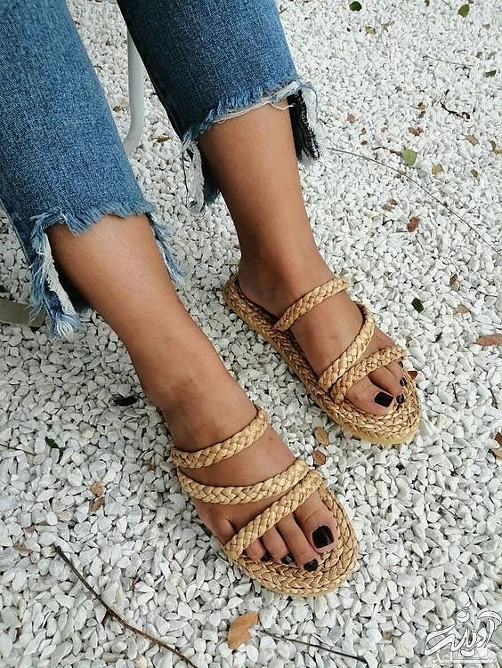 صندل حصیر کنفی